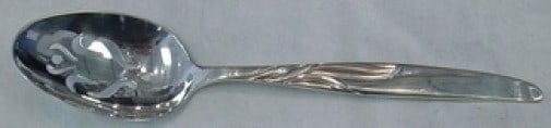 Towle Southwind Sterling Silver Slotted Serving Spoon 8 3/4 inches (1 of 2)