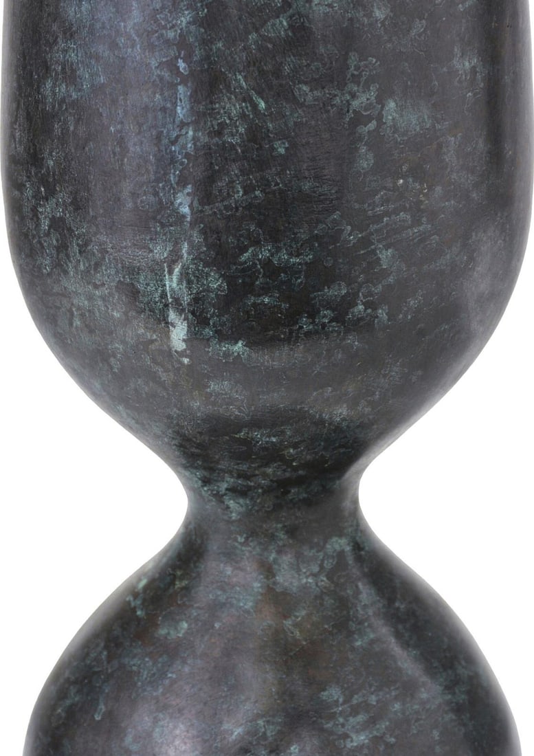 Currey Opulent Luganzo Bronze Vase Jade Green Finish 31H (1 of 5)