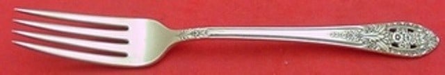 International Sterling Silver Crown Princess Regular Fork 7 3/8 in (1 of 2)