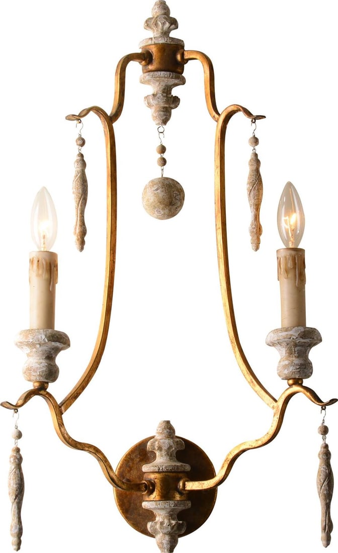 Arietta Terracotta 2-Light Sconce Old World Style UL-Listed (1 of 1)