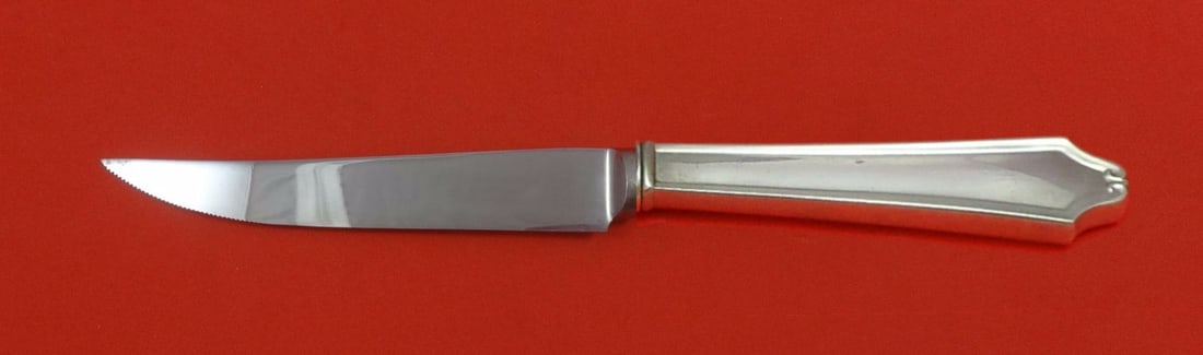 International Sterling Silver Minuet Steak Knife Custom 8.5 Serrated Blade (1 of 2)