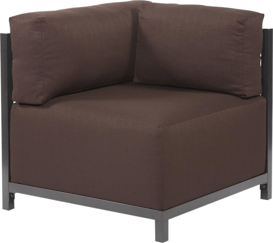 Howard Elliott Sterling Axis Corner Chair in Brown Polyester (1 of 4)