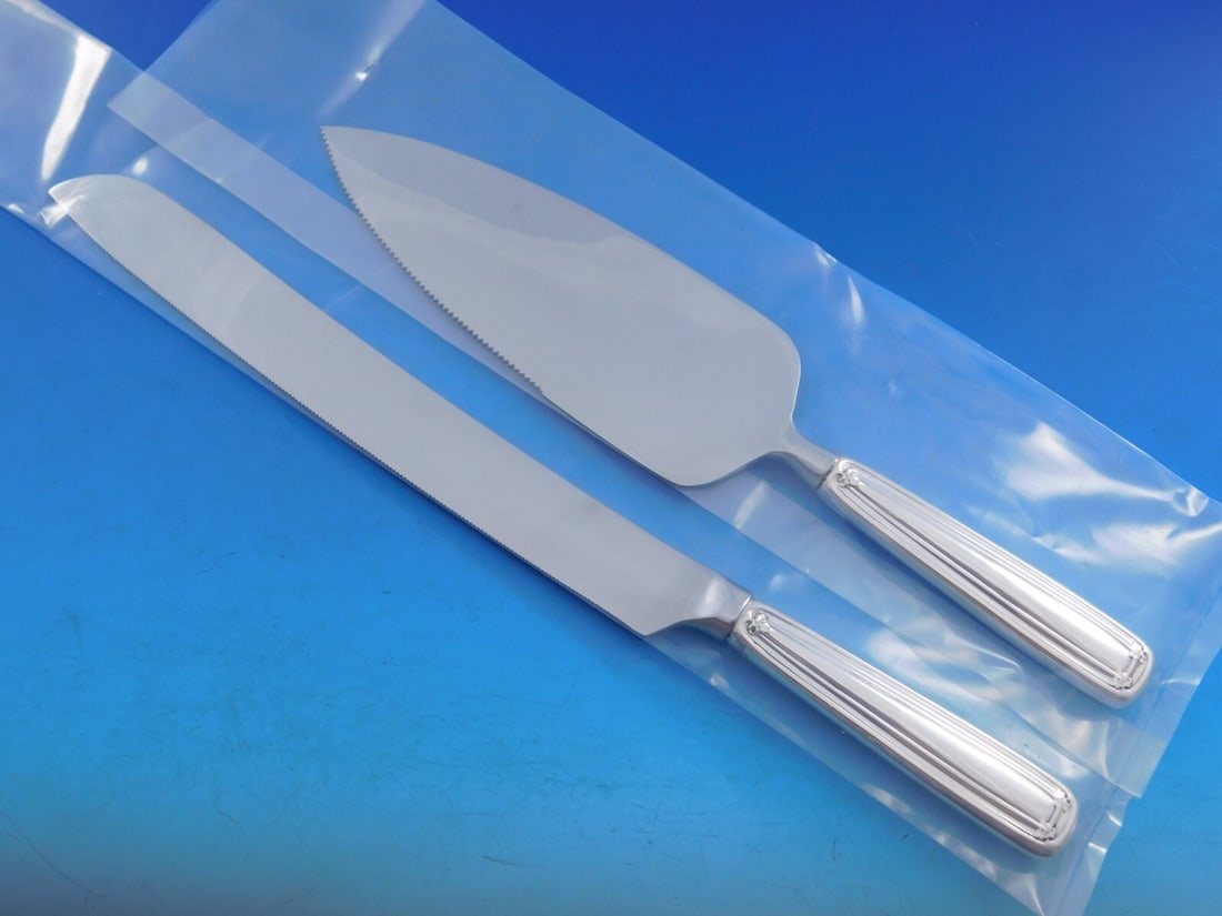 Tiffany & Co. Saint Dunstan Sterling Silver Wedding Cake Set 2pc (1 of 10)