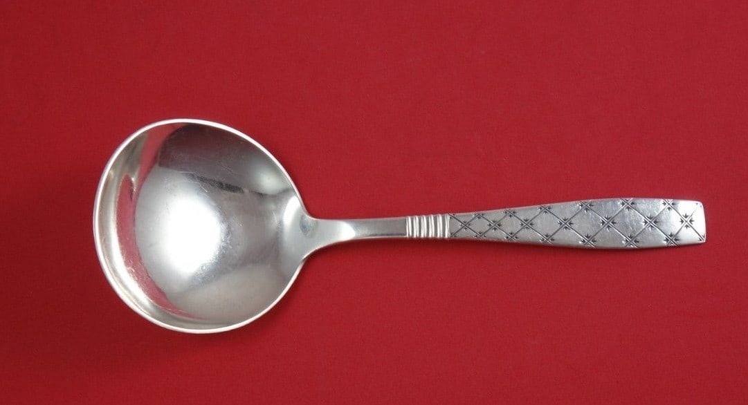 E. Dragsted Stjerne Sterling Silver Berry Spoon 7 3/4 inch Serving (1 of 1)