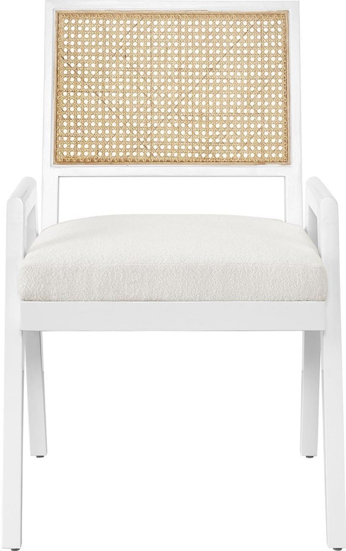 Universal Nomad Collection Sonora Arm Chair Canberra Ivory Finish (1 of 6)