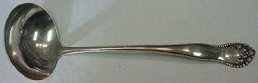 Gorham Lancaster Sterling Silver Soup Ladle 13 Inch Flat Handle: Gorham Lancaster Sterling Silver Soup Ladle 13 Inch Flat Handle This exquisite soup ladle features the elegant Lancaster pattern by Gorham, crafted from high-quality sterling silver. With a large flat