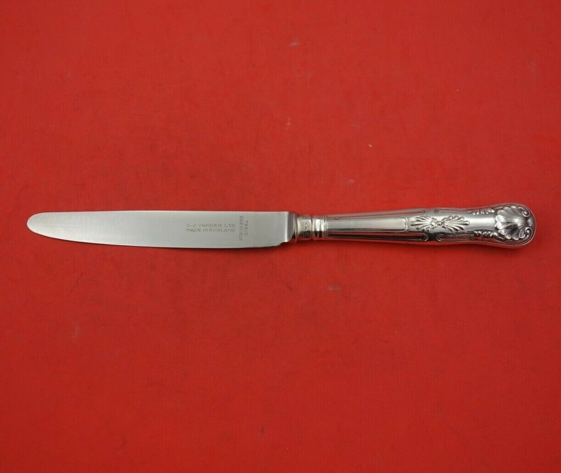 CJ Vander Kings Sterling Silver 9 Inch Knife English Flatware (1 of 3)