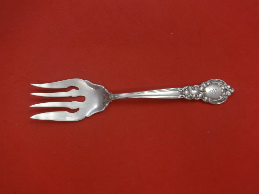 Gorham Royal Oak Sterling Silver Cold Meat Fork 8.5" (1 of 1)