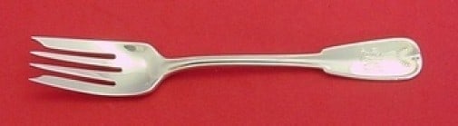 Tiffany & Co. Palm Sterling Silver Salad Fork 6.5" Monogrammed (1 of 2)