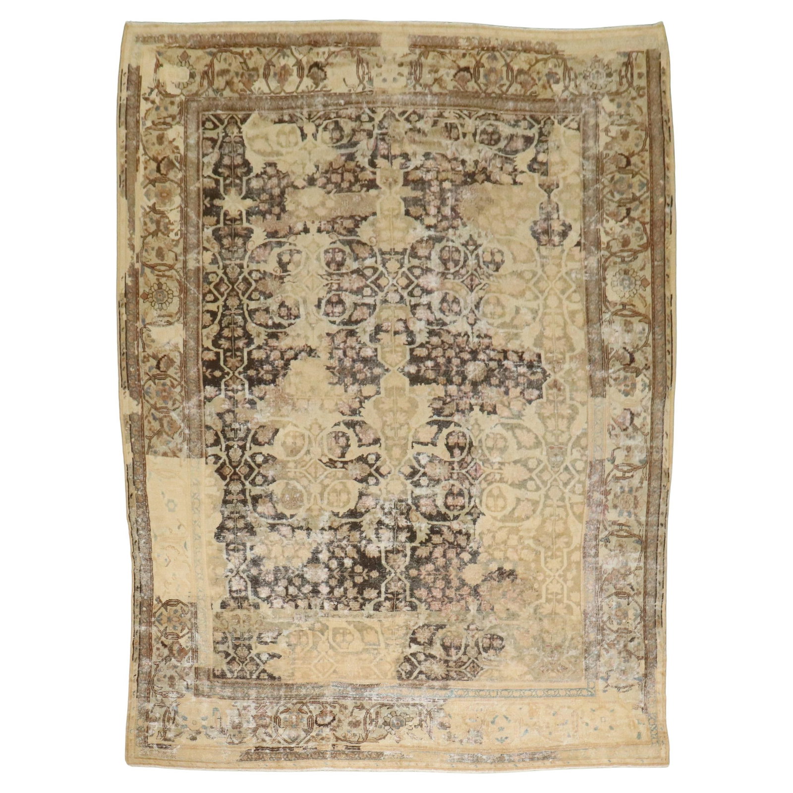 Antique Persian Sultanabad Rug 1890s Restored Wool 10'8" x 14'2" (1 of 18)