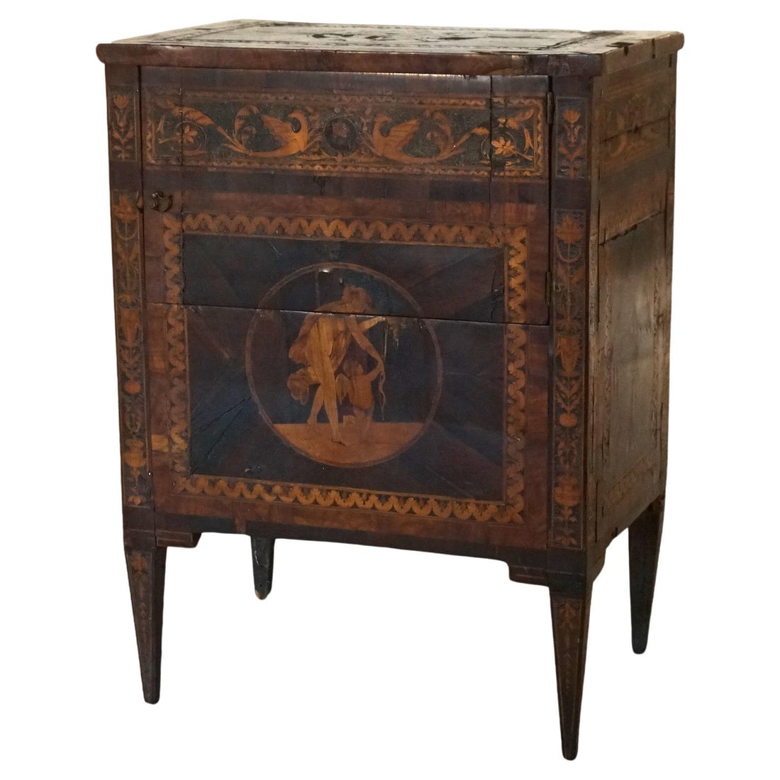 18th Century Giovanni Battista Maggiolini Commode with Scenic Inlay c1770 (1 of 16)