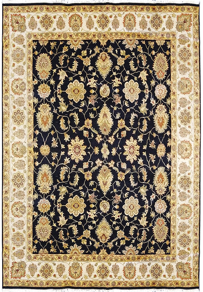 8 x 10 Black Zigler Natural Wool Rug Premium Quality (1 of 10)