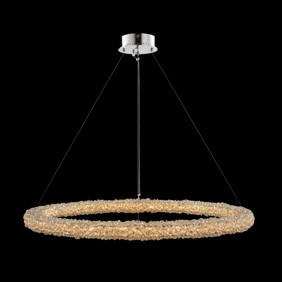 Kalco Modern Lina LED Pendant with Firenze Crystal Accents (1 of 1)