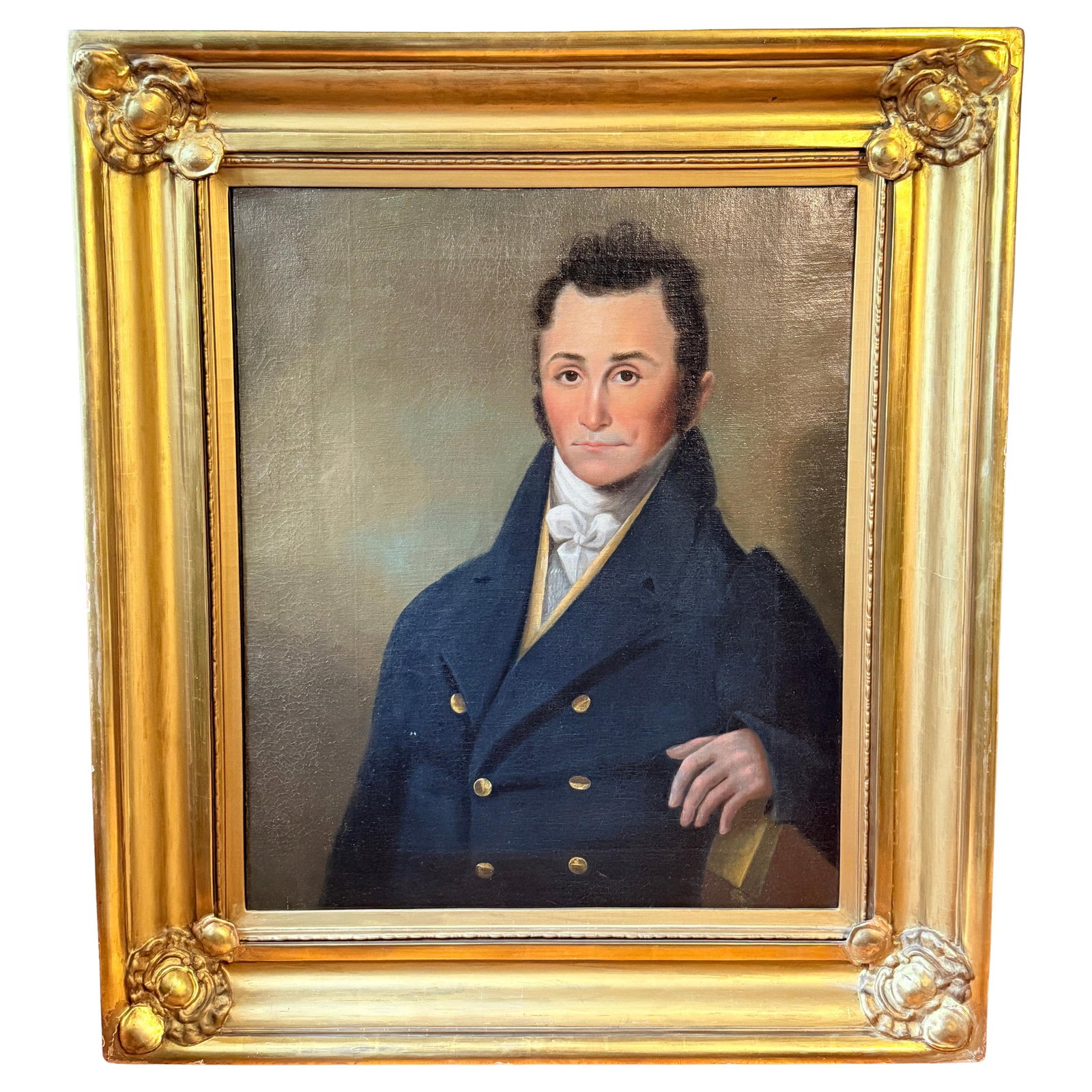 Augustus Schwartze Portrait American Classical Oil on Canvas 1810-20 (1 of 18)