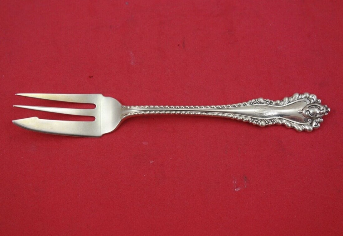 Dominick & Haff Mazarin Sterling Silver 3-Tine Pastry Fork 6 Inch (1 of 2)