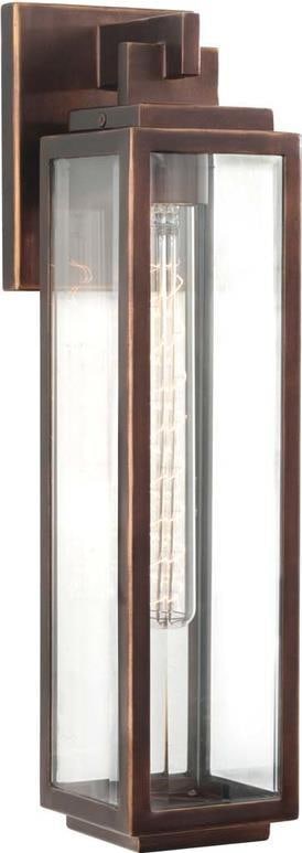 Kalco Chester Copper Patina Long Wall Bracket Light 1-Light Dimmable (1 of 1)