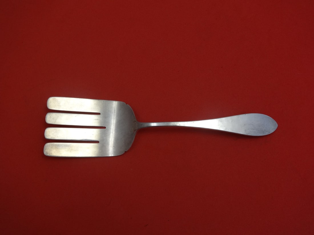 Old Newbury Crafters Sterling Silver Asparagus Fork 10 Inch (1 of 1)