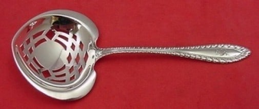 Towle Godroon Sterling Silver Nut Spoon 5 Inch Monogrammed Serving Spoon (1 of 1)
