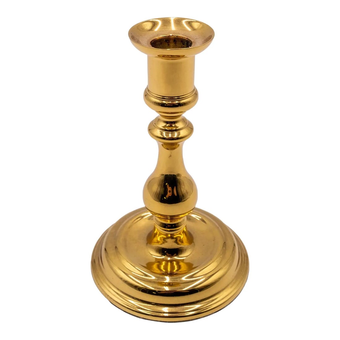 Virginia Metalcrafters Williamsburg Brass Candlestick Reproduction 2004 (1 of 8)