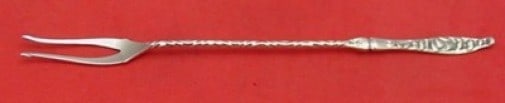 Whiting Blossom Sterling Silver 8.5 Inch Pickle Fork (1 of 2)