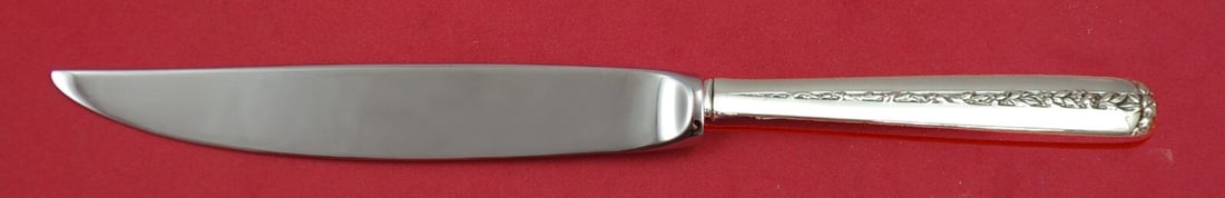 Towle Rambler Rose Sterling Silver Steak Knife 8 Inch Custom Non-Serrated (1 of 3)