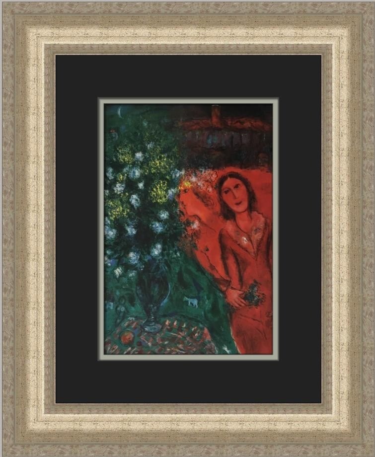 Marc Chagall The Artist's Memories Custom Framed Art Print 1988 (1 of 2)