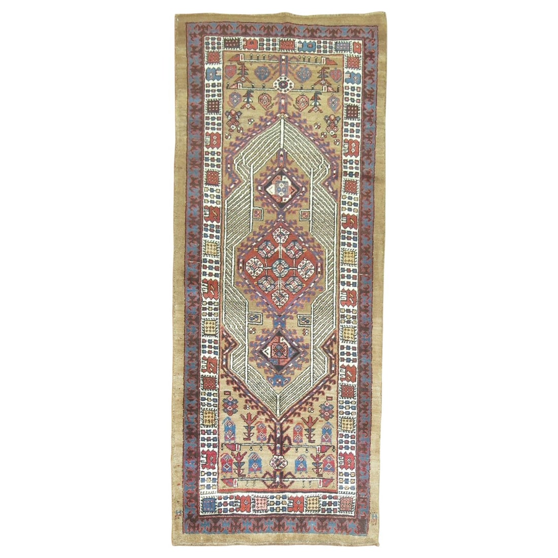 Zabihi Collection Hand-Woven Persian Serab Runner 40 x 94 in (1 of 6)