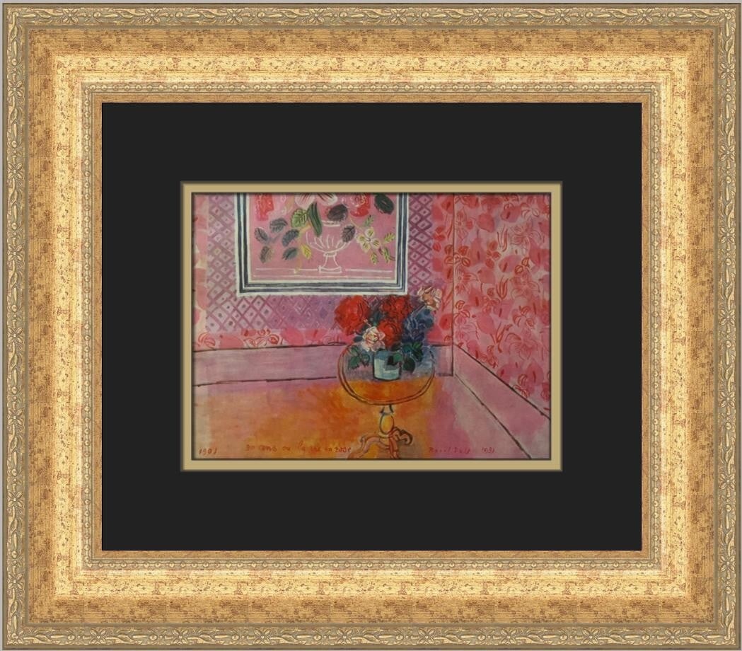 Raoul Dufy La Vie En Rose Custom Framed Art Print 15 x 17 (1 of 2)