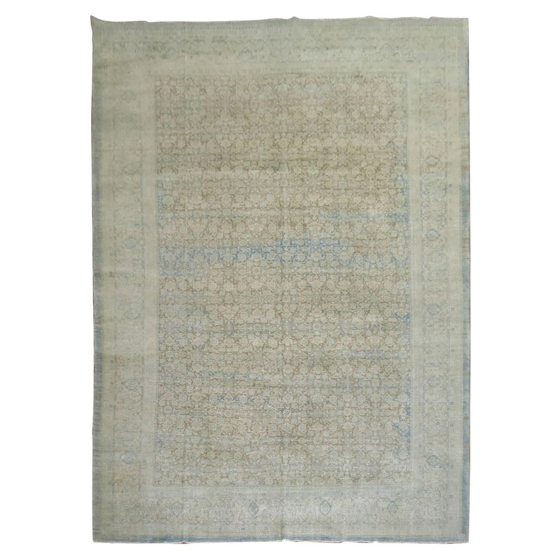 Oversized Persian Tabriz Carpet 10'3'' x 17' Hand-Woven Wool circa 1910 (1 of 10)