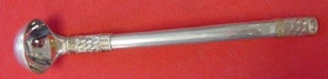Wallace Aegean Weave Gold Sterling Silver Mustard Ladle 5 1/4 Custom Made (1 of 1)