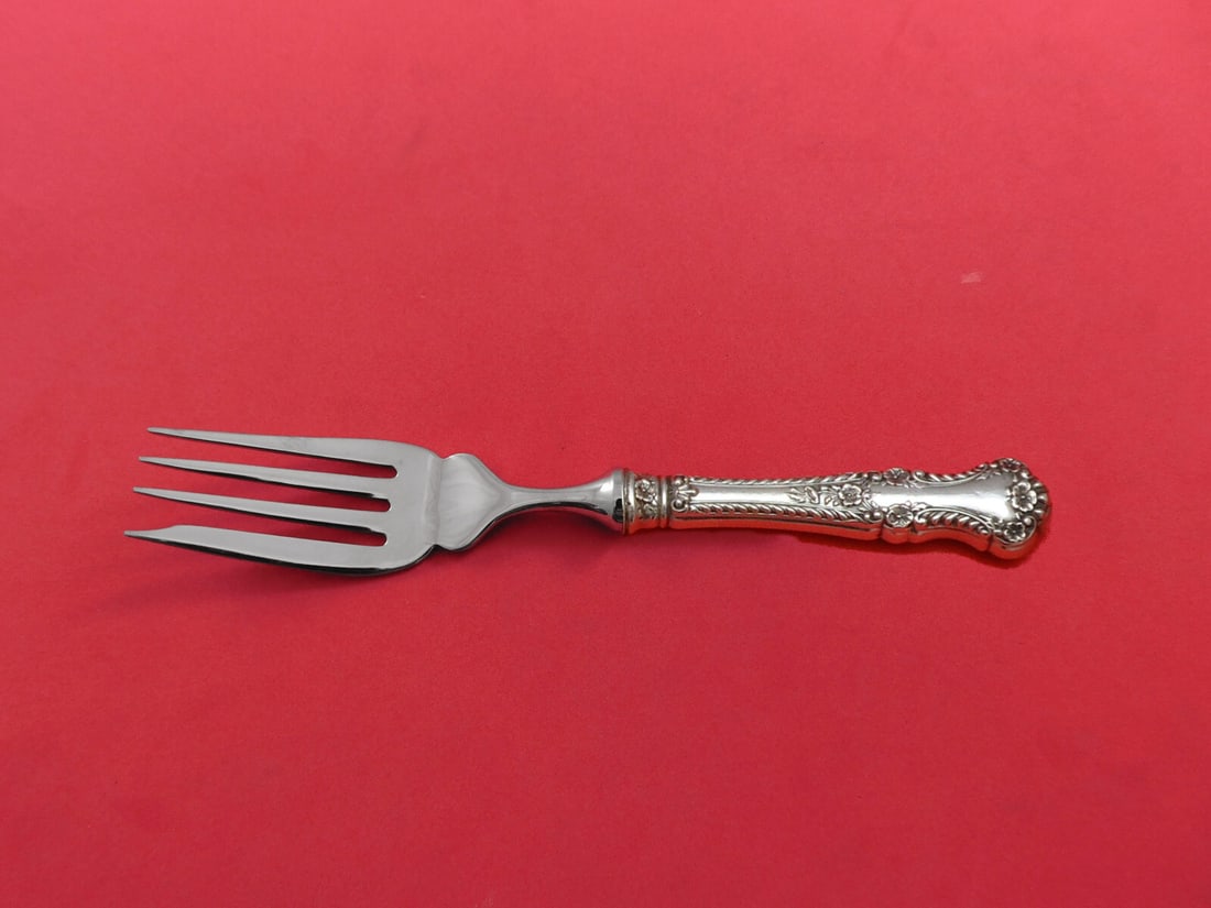 Gorham Cambridge Sterling Silver Custom Fish Fork 8 Notched Tine (1 of 3)