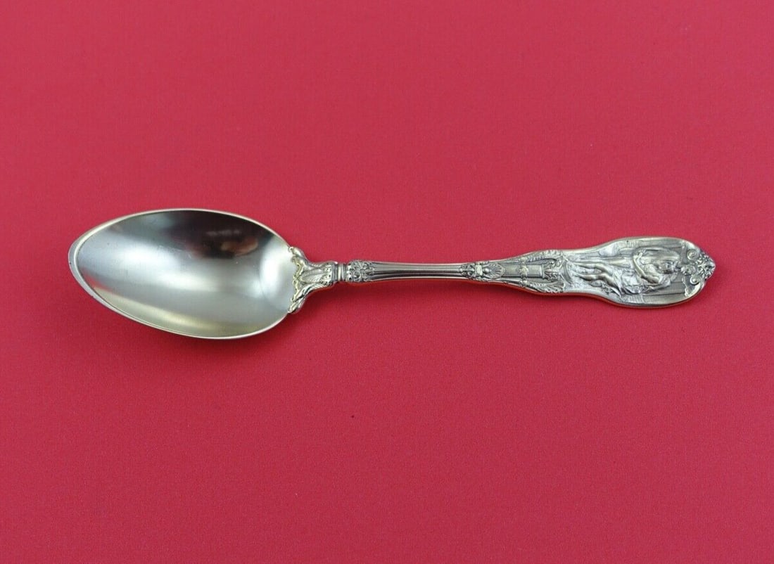 Gorham Mythologique Sterling Silver Vermeil Teaspoon 6 Inch (1 of 2)