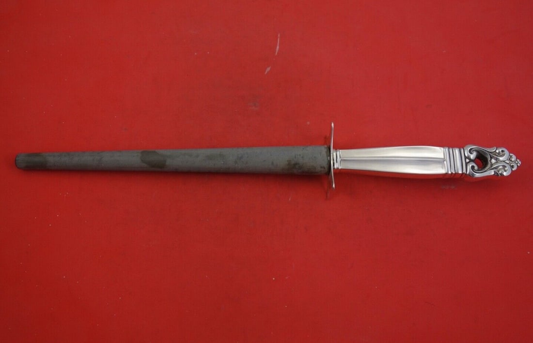 International Sterling Silver Royal Danish Roast Sharpener 13 1/2" (1 of 2)