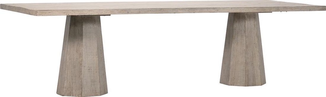 Eco-Friendly Reclaimed Pine Dining Table Country Farmhouse Style 96in (1 of 6)