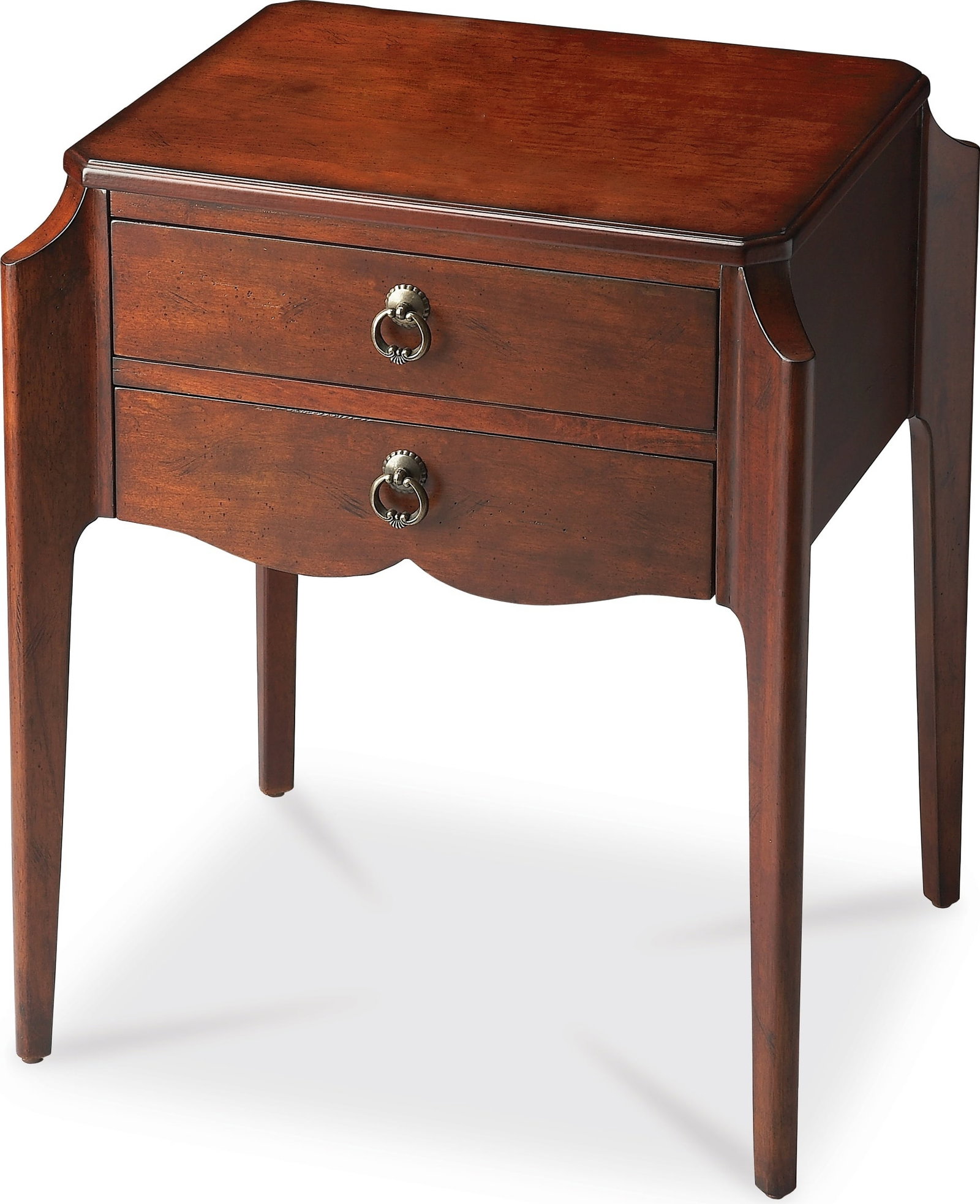 Butler Wilshire Cherry Side Table Transitional Elegance (1 of 3)