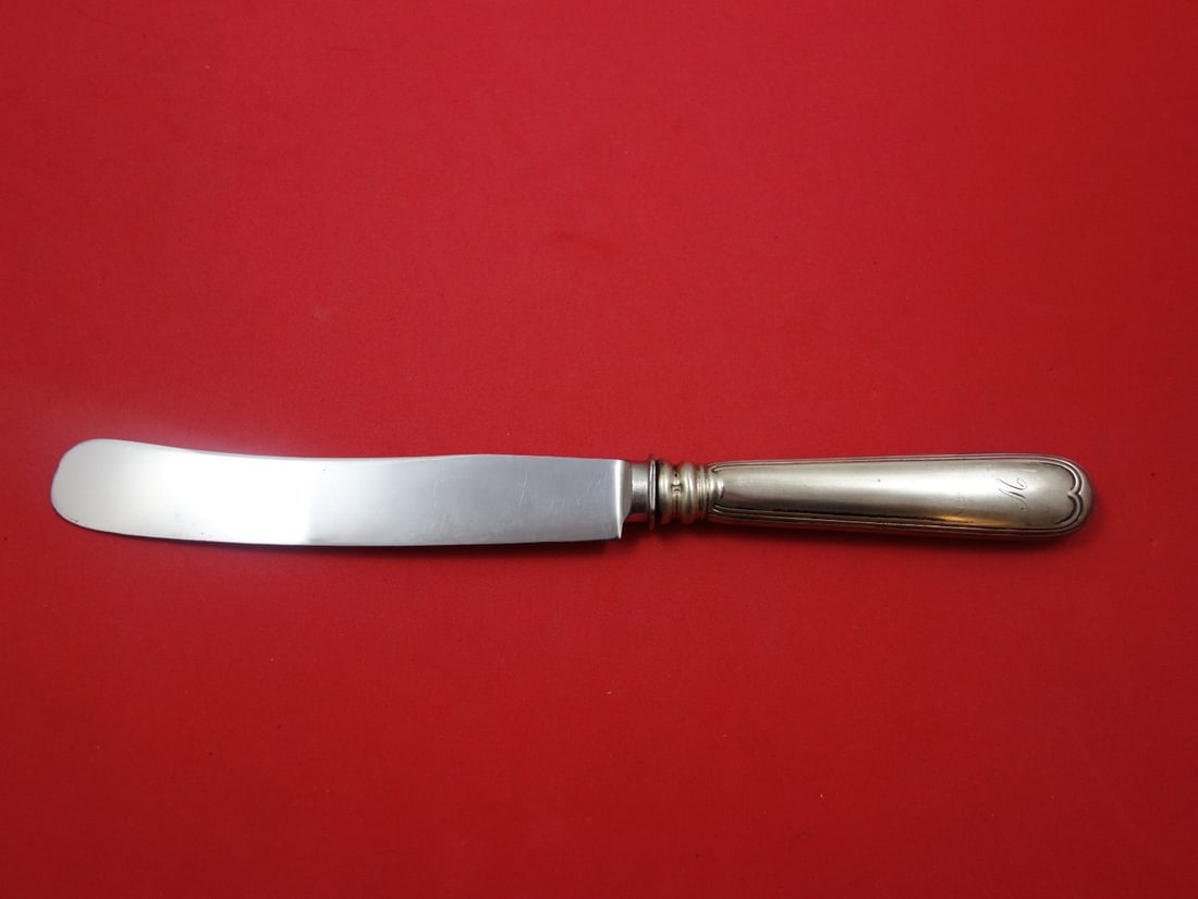 German 800 Silver Monogrammed Dinner Knife 9 7/8 Inches (1 of 1)