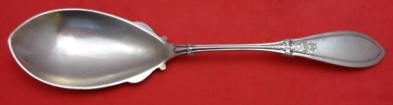 Gorham Whiting Italian Pattern Sterling Silver Berry Spoon 9 1/4 Inch (1 of 1)