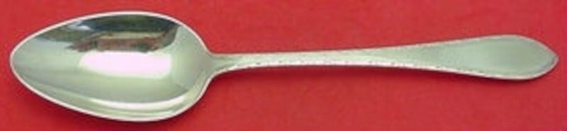Tiffany & Co Feather Edge Sterling Silver Place Soup Spoon 7 1/8 in (1 of 2)