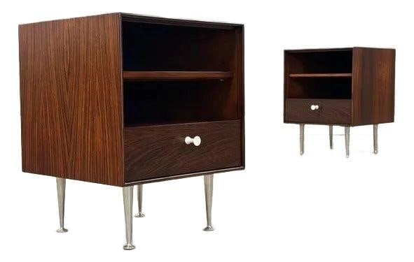 Mid Century Modern George Nelson Rosewood Nightstands Pair (1 of 6)