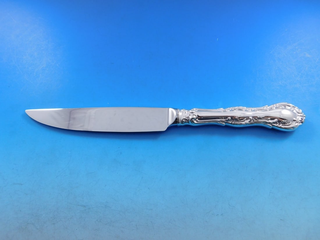 Wallace Old Atlanta Sterling Silver Steak Knife 8 5/8 Custom Serrated (1 of 6)