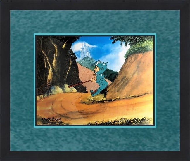 Elmer Fudd as King Arthur Warner Bros Animation Cel Custom Framed 1970 (1 of 2)