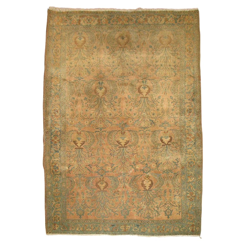 Early 20th Century Persian Sarouk Wool Rug 40 x 54 Inches (1 of 8)