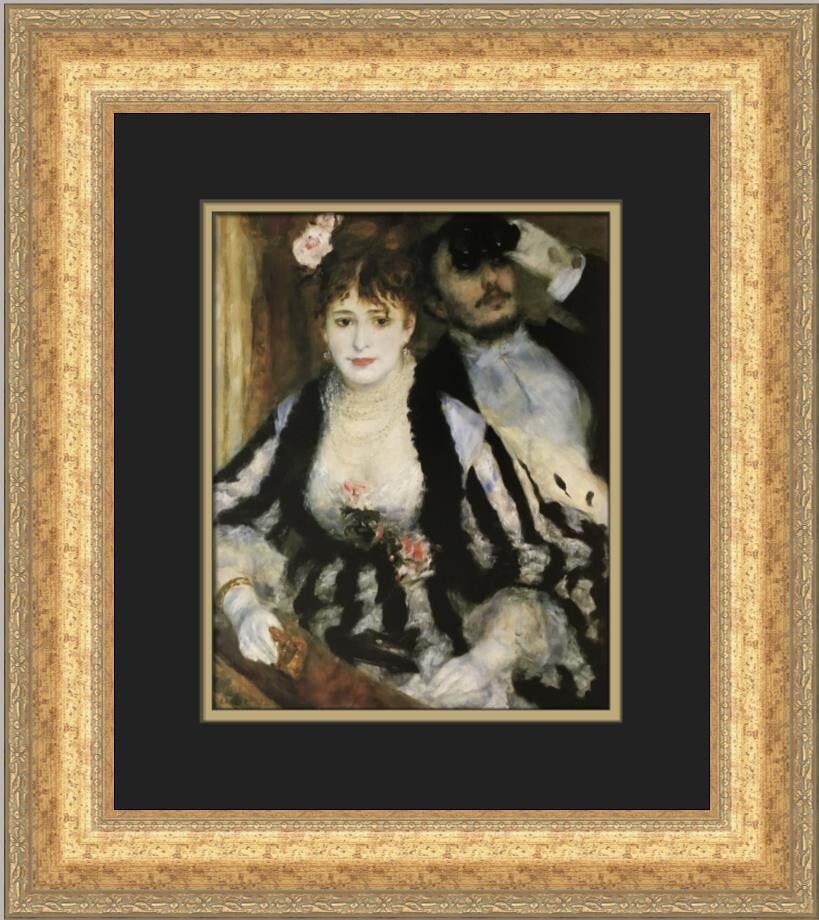Pierre-Auguste Renoir La Loge Custom Framed Print 19x17 Art (1 of 2)