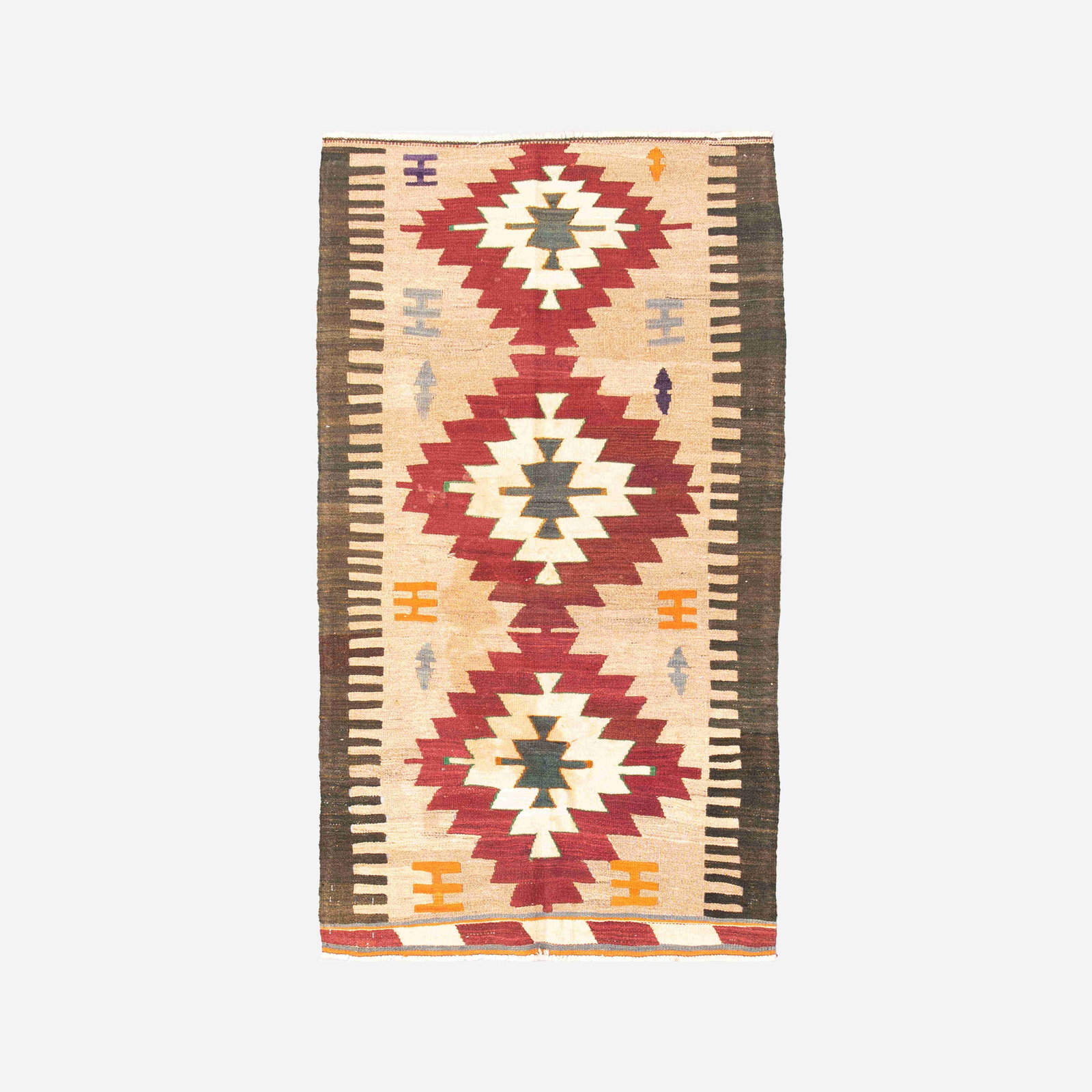Authentic Handmade Anadol Wool Kilim 33.5 x 61 Inch (1 of 8)