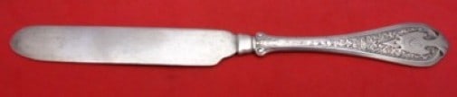 Wendt Florentine Sterling Silver Breakfast Knife 6.5" Monogrammed (1 of 1)