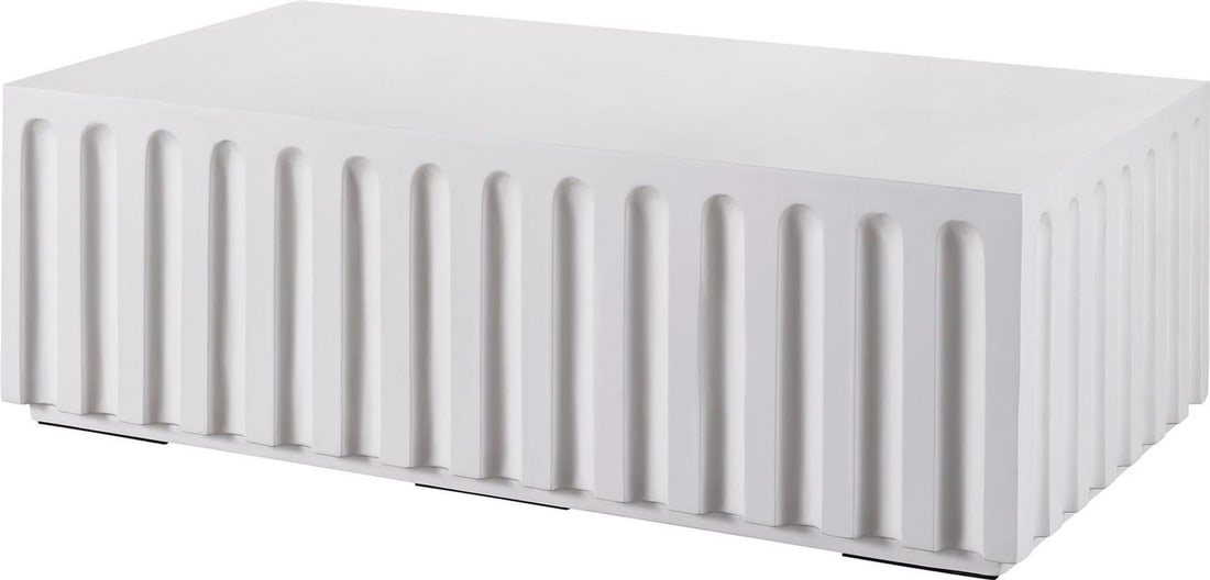 Universal Chic Edisto Cocktail Table Abaco White 50x26 (1 of 6)