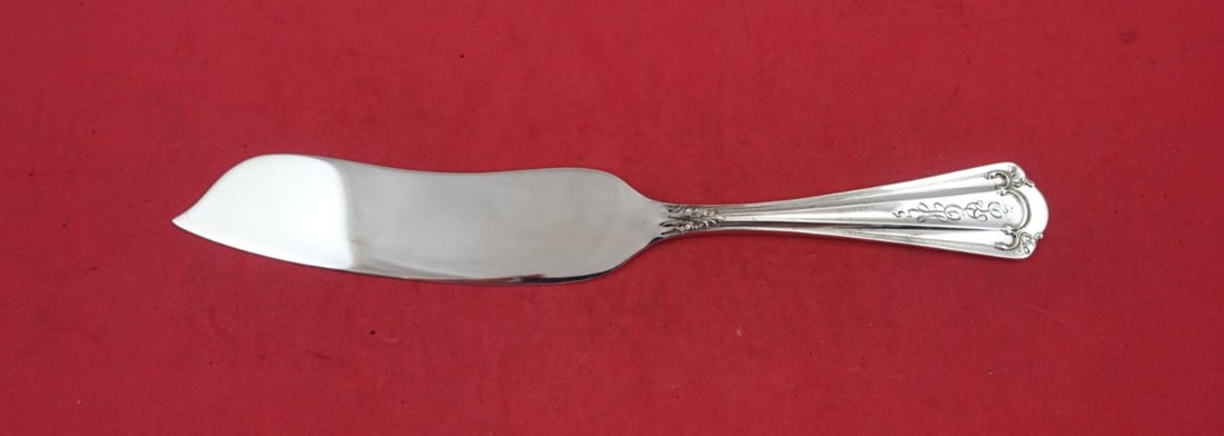 Whiting Stuart Sterling Silver Fish Knife 7 3/4 inches Monogrammed (1 of 2)