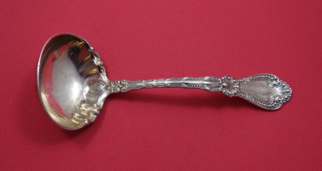 Alvin Orient Sterling Silver Gravy Ladle 6 7/8" (1 of 1)
