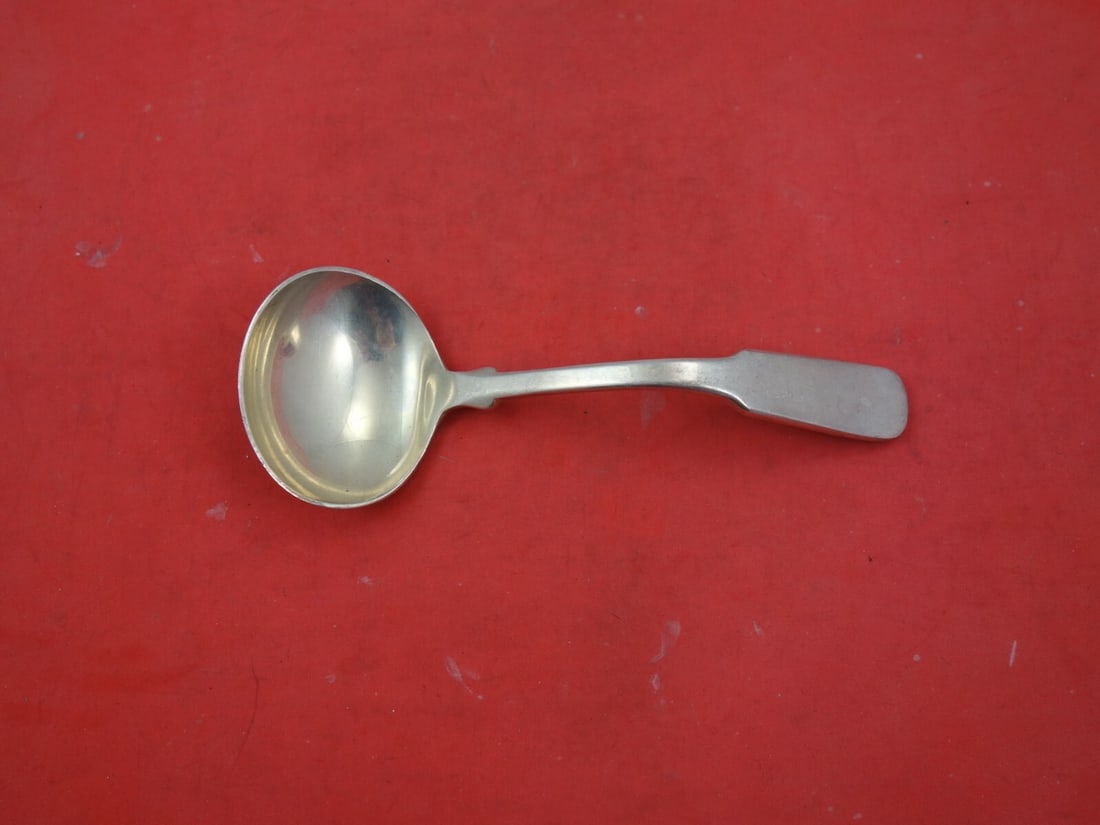 Tuttle Colonial Fiddle Sterling Silver Gravy Ladle 6 3/8 inches (1 of 2)