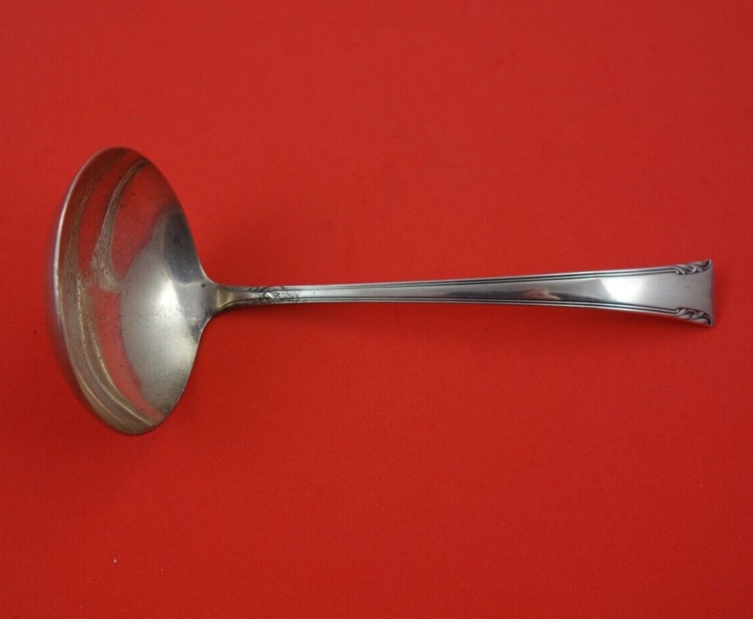International Sterling Silver Serenity Gravy Ladle 6 1/4 Inches (1 of 2)